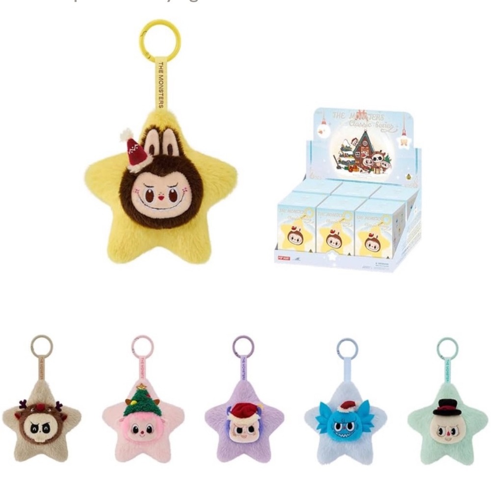POP MART The Monsters Labubu Classic Series-Sparkly Plush Pendant Blind Box